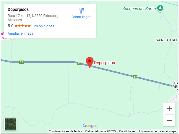 Deporpisos ¿cómo llegar?