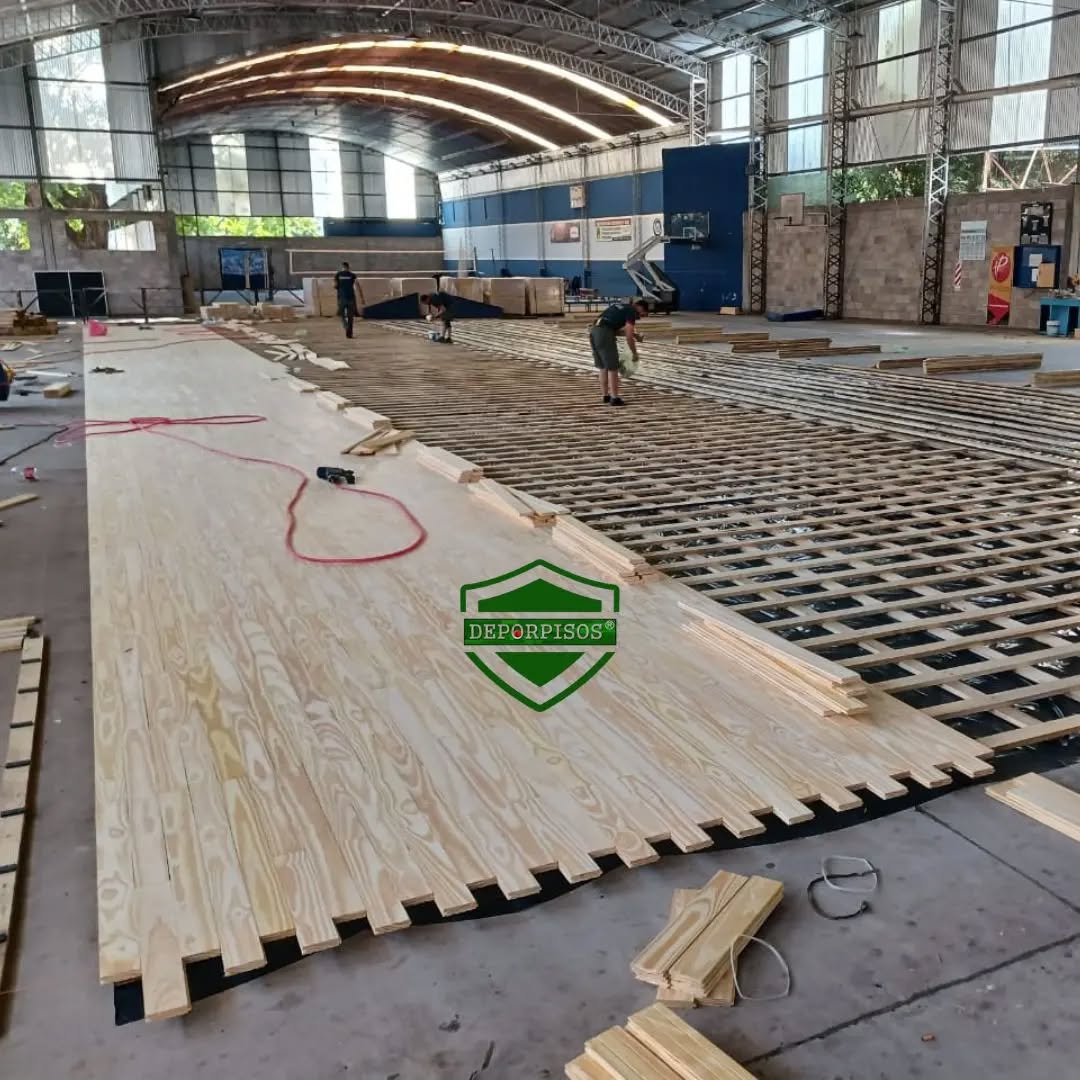piso flotante para cancha de voley